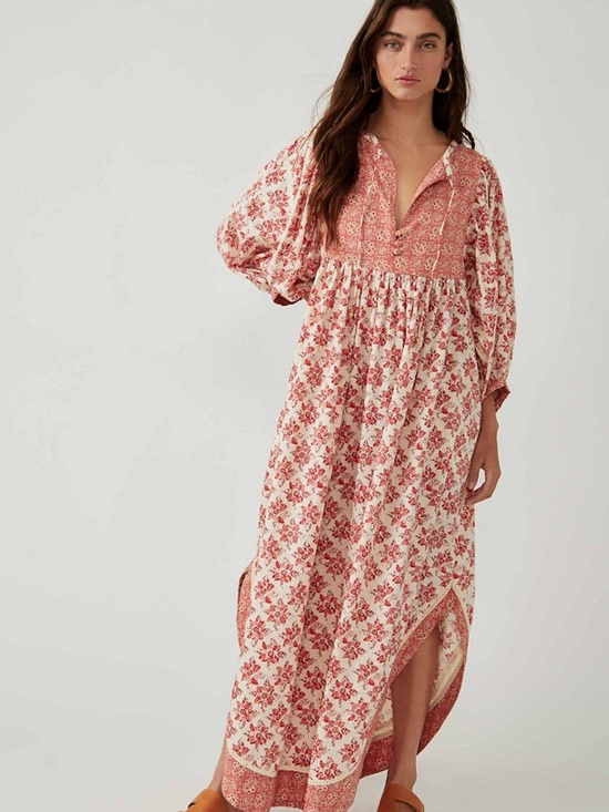 Free People Dresses & Skirts - Free People Hazy Maisy maxi dress